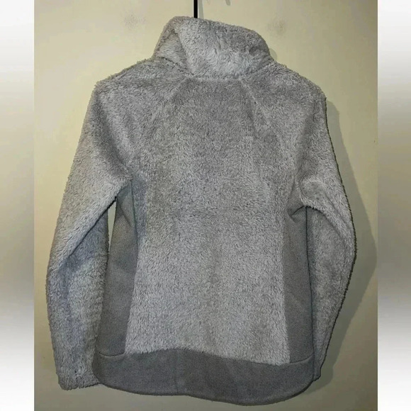 The North Face Furry Fleece Full Zip Jacket Gray Women’s Small - Picture 3 of 3